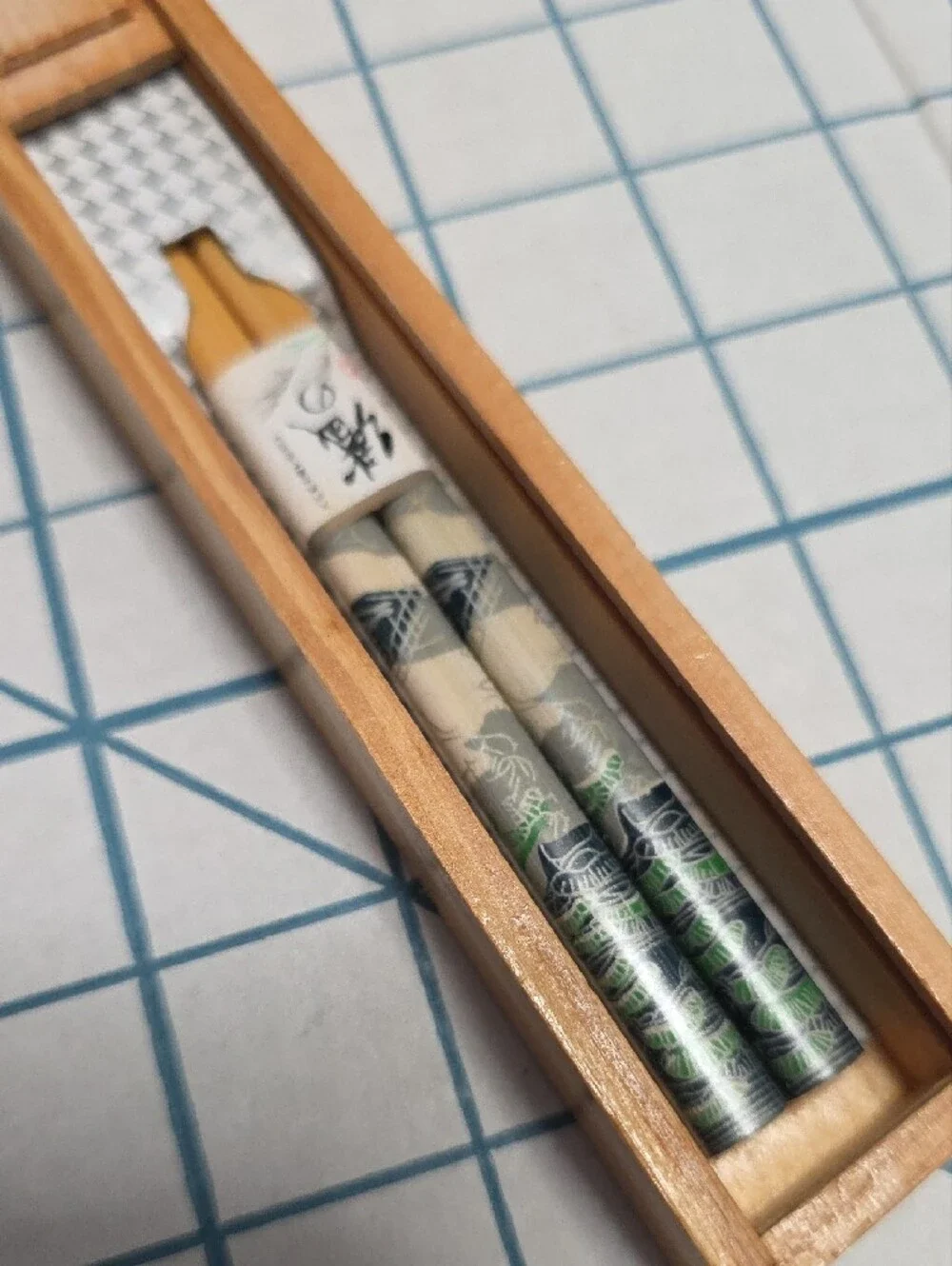 Kabuki Bamboo Chopsticks Set - Natural Wood